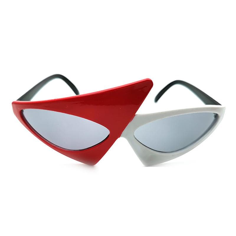 Vintage Green Red Glasses Fashion Women Men Party Sunglasses Hip Hop Y2K Funny Shades UV400 Unique Style