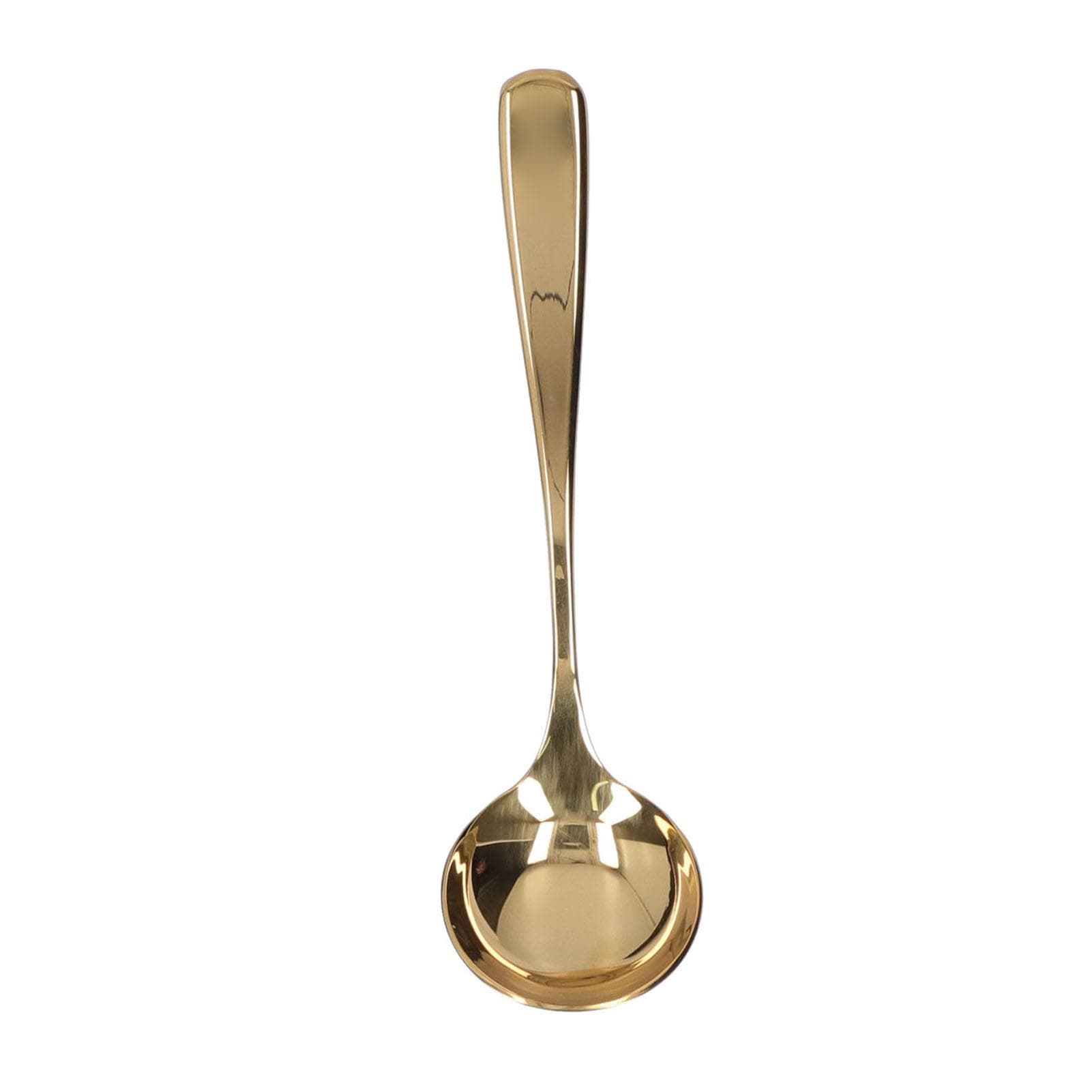 Coffee Cupping Spoon Stainless Steel Milk Foam Dessert Cake Ice Cream Spoon Or