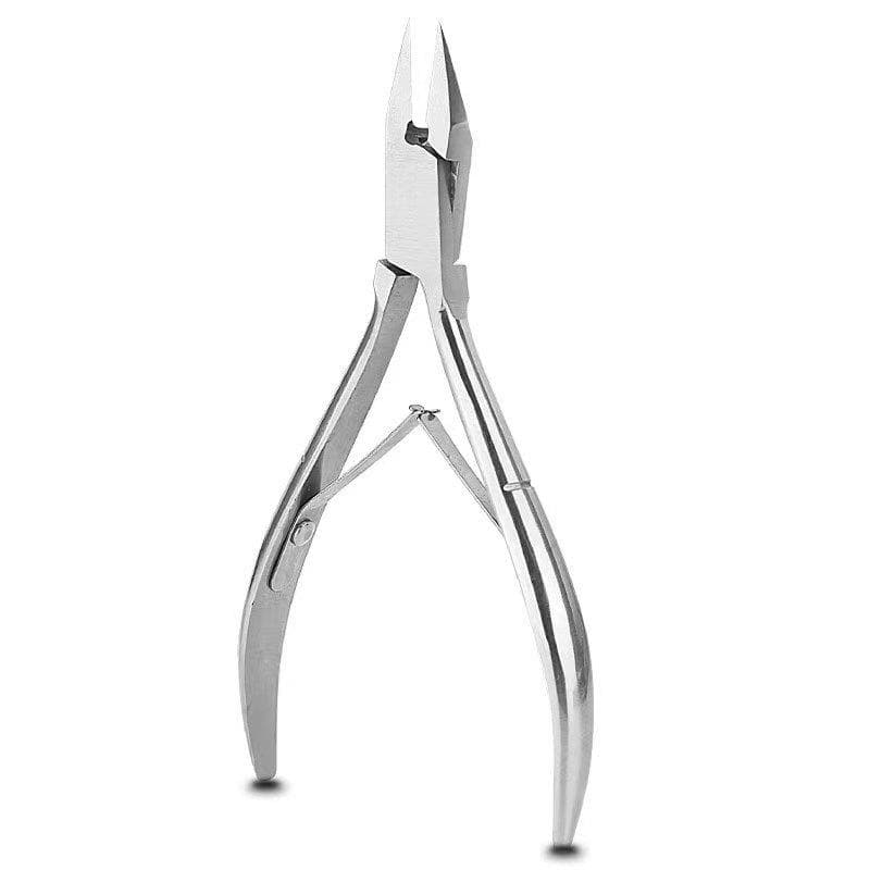 Toe Nail Clippers Thick Nail Ingrown Toenail Nippers Dead Skin Remover Nails Care Plier Cutter Pedicure Manicure Tool silver