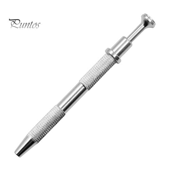Jewelry Ball Grabber Tool 4-Claw Chip Pickup Tweezers Stainless Steel Retractable Grabber for Pearl IC Chips Screws Nuts Small Parts Electronics silver
