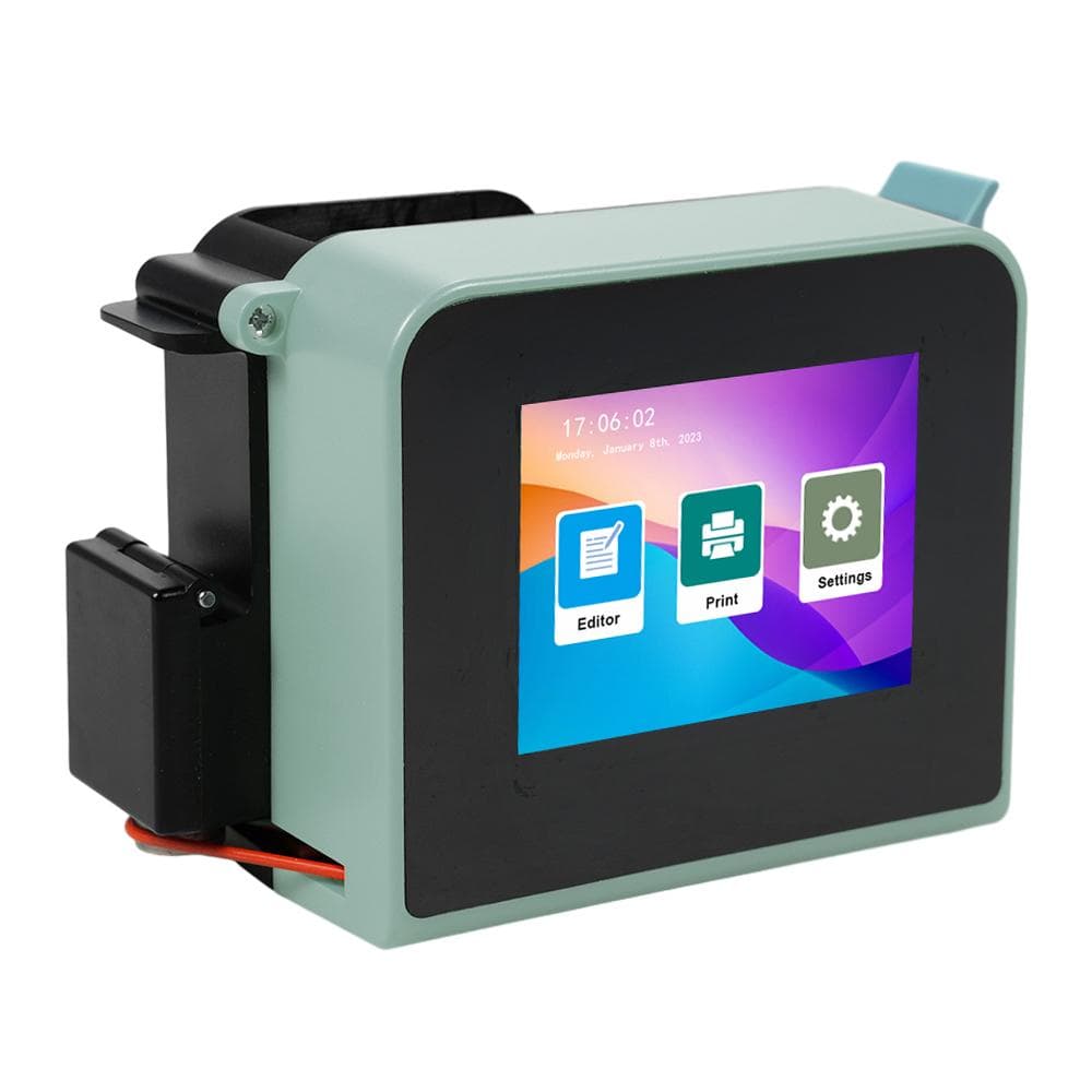 Bisofice Mini Handheld Printer Portable Inkjet Printer 600DPI High Definition Inkjet Code Printer green