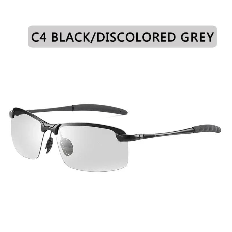 Classic Men's Polarized Sunglasses Photochromic Driving Glasses Gradient Lens Day Night Vision UV Protection