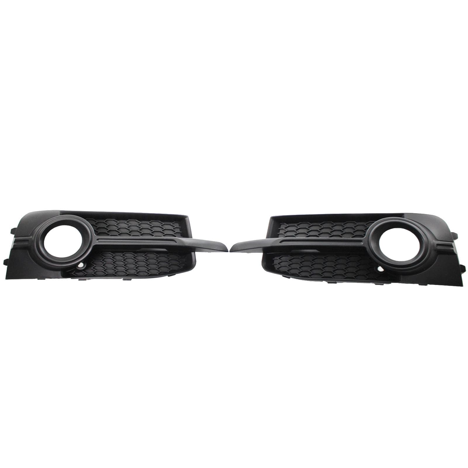Front Bumper Fog light Grill Fog Lamp Frames 2pcs, 8X0807681B/8X0807682B Replacement For A1 black