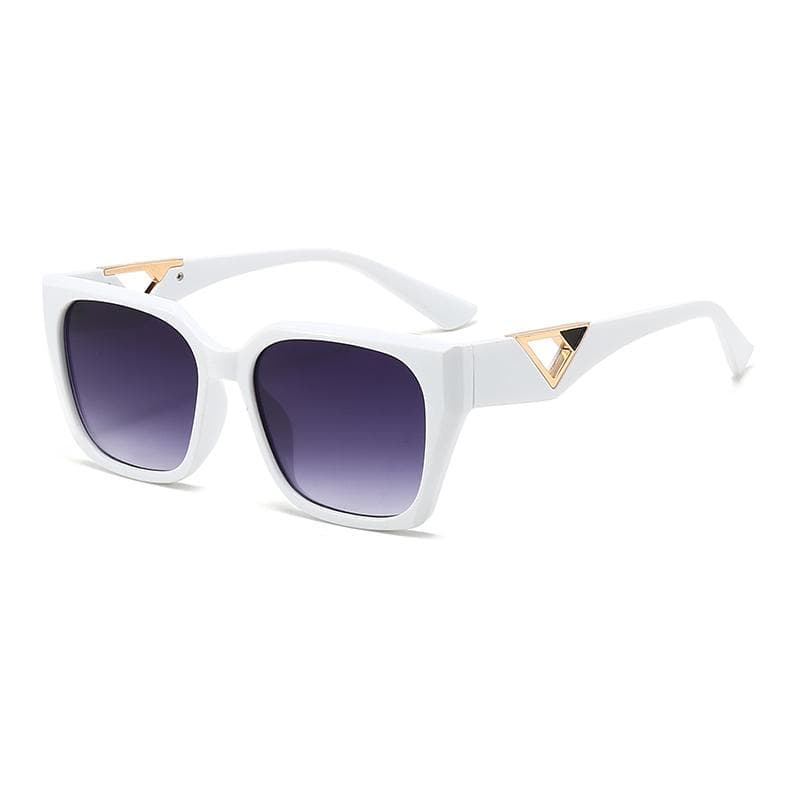 New Internet Celebrity Sunshade Sunglasses Anti UV Retro Cat Eye Women Small Face Fashion