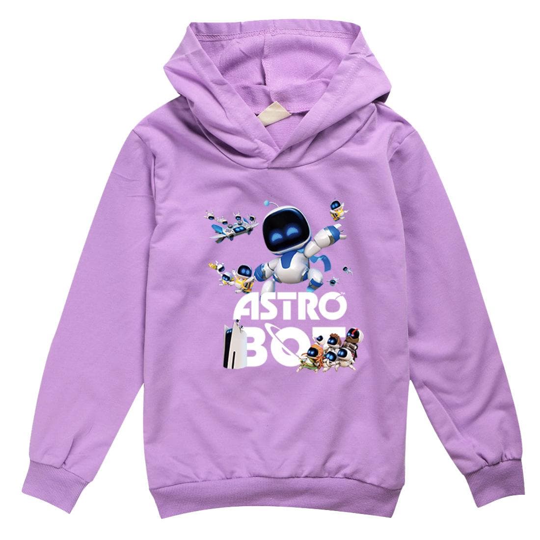 2025 Game Astro Bot Hoodie Kids Comic Clothes for Teens Girl Pullover Long Sleeve Coats Boys Soft Fabric Outerwear Children Clothing 120