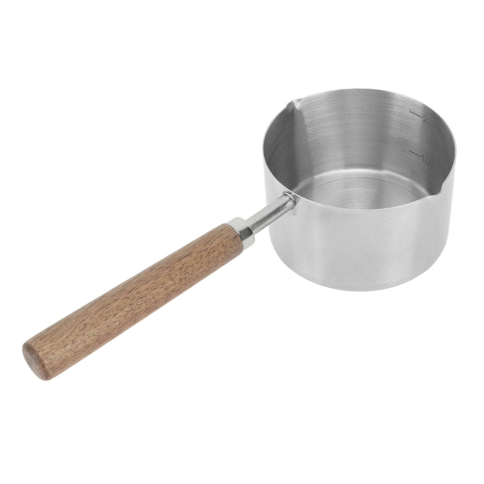 Mini Saucepan 304 Stainless Steel Comfortable Grip Prevent Scalding Portable Milk Butter Warmer Pot L