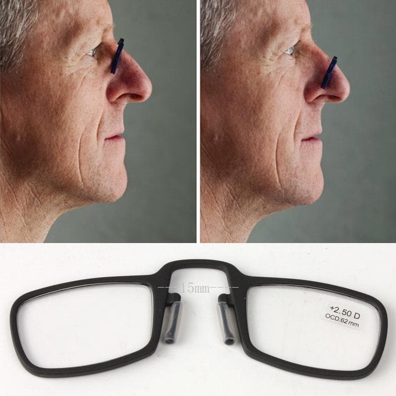 Lightweight Portable Wallet Reading Glasses Pocket Reader Emergency Reading Glasses +1.0-+3.0 2