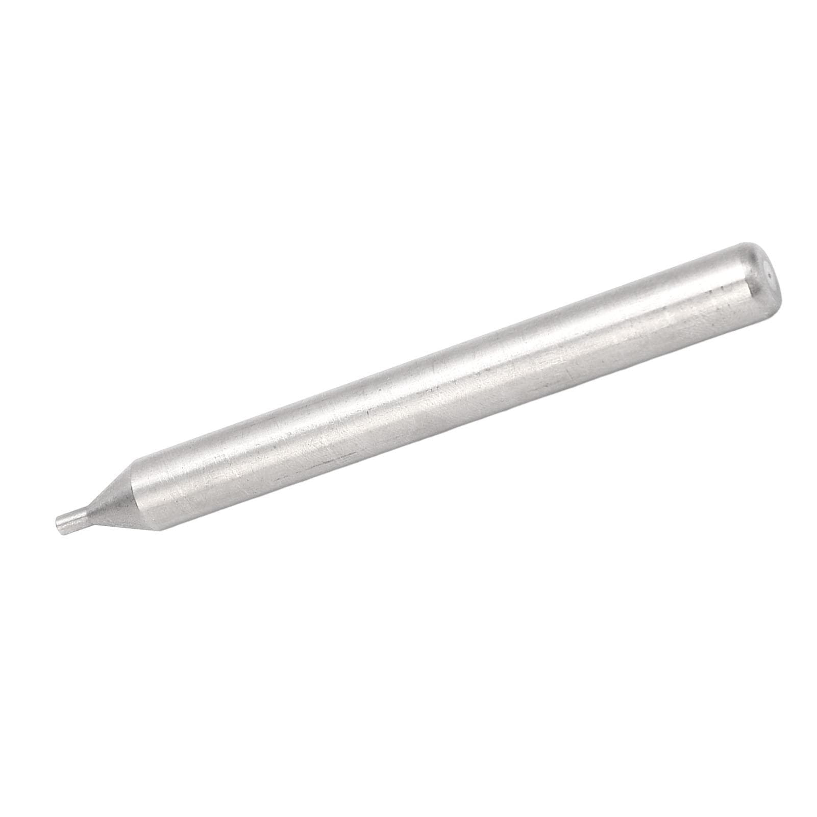 6Pcs Guitar String Ferrules Metal Thru Body Replacement Parts Accessories with Installation Tool
