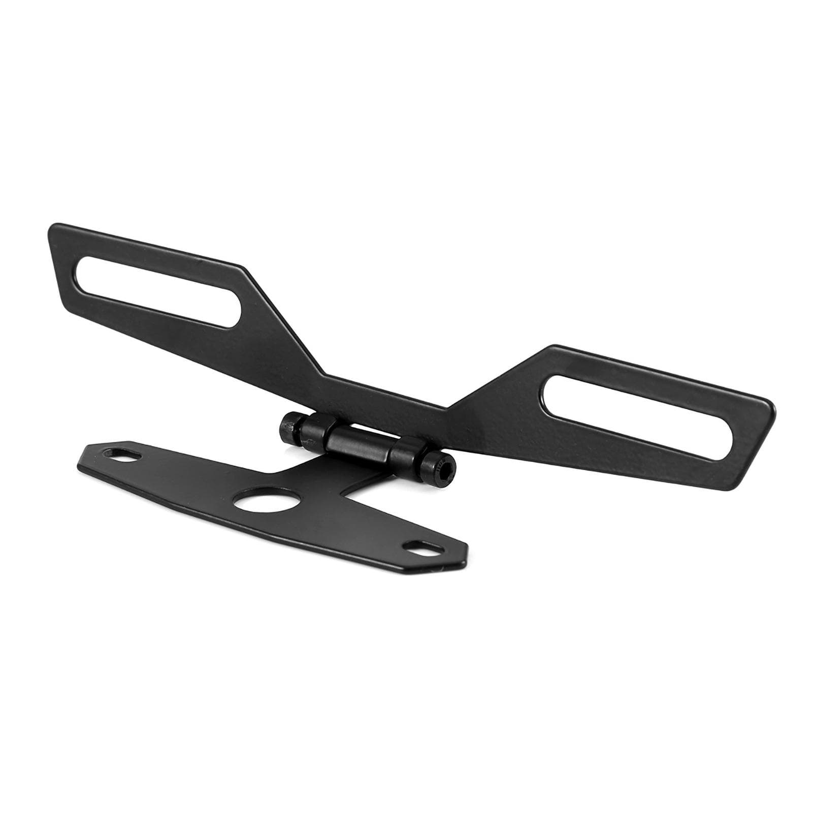 Folding License Plate Tail Light Holder Rear Bracket Mount For Motorcycle ATV