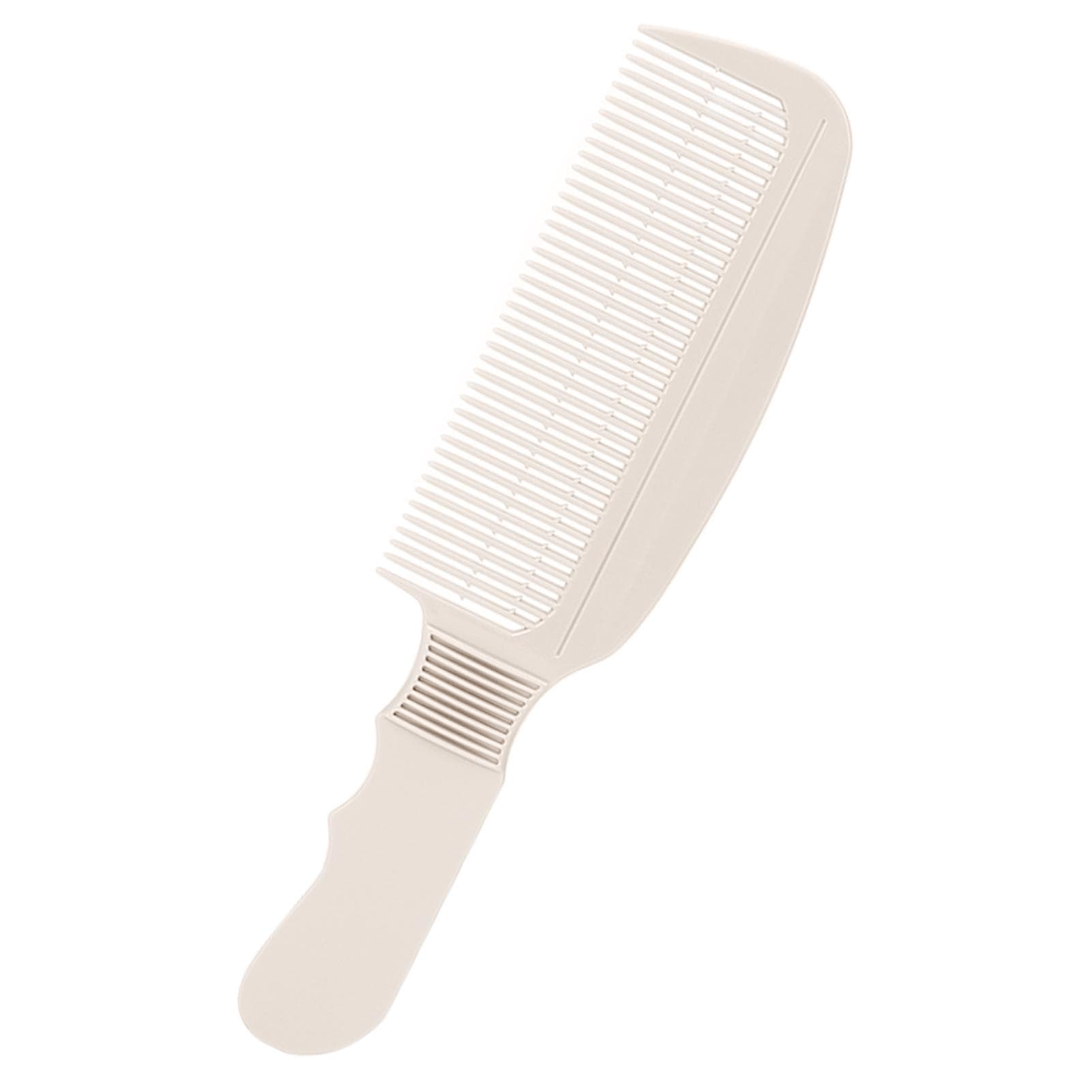 Hair Combs Ergonomic Design Corrosion Resistance Portable Making Hairstyle Tools for MenGrey beige