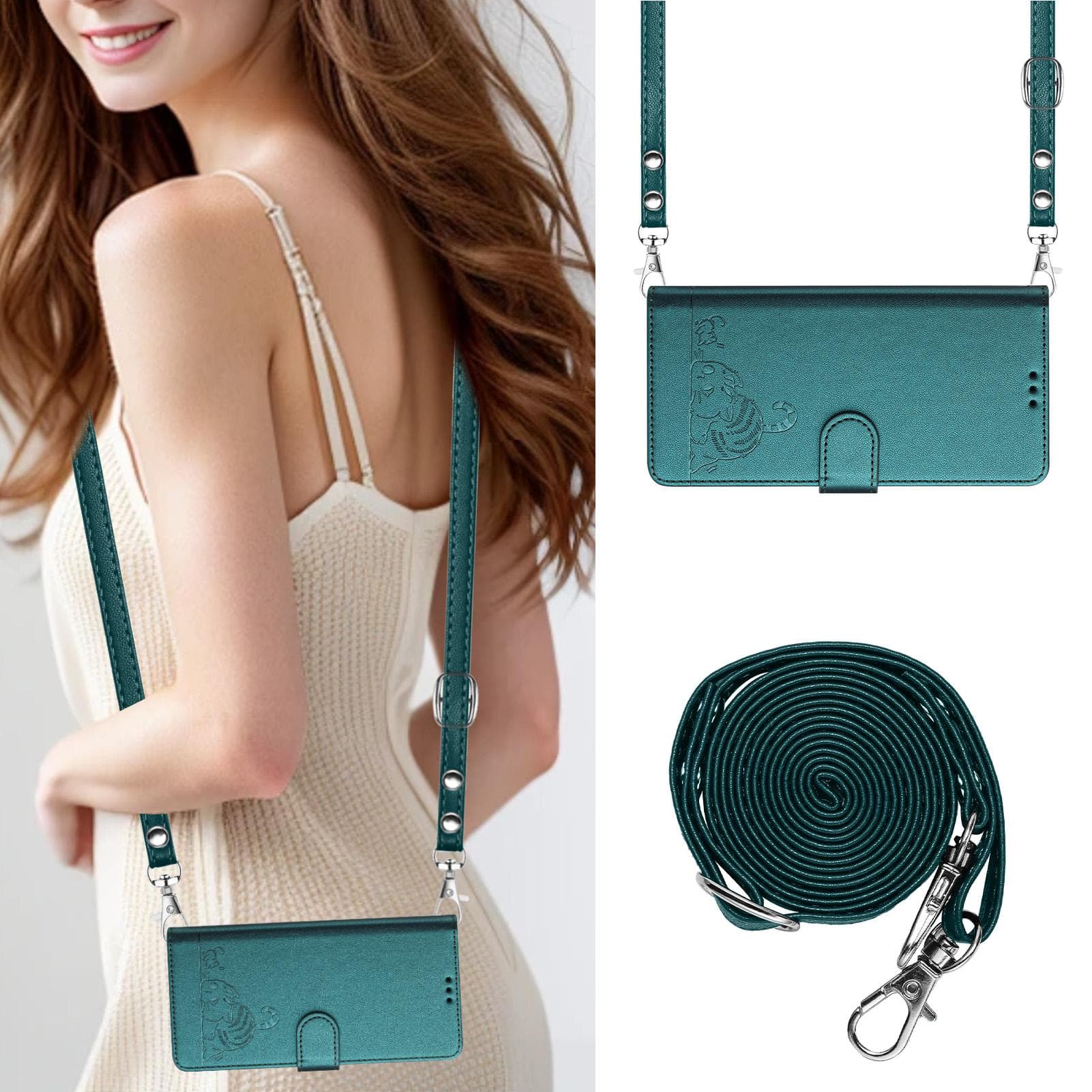 Leather wallet case for Motorola Moto G72, G53, G13, G23, G73, G14, G54, G84, G04, G24, G34 Moto G72
