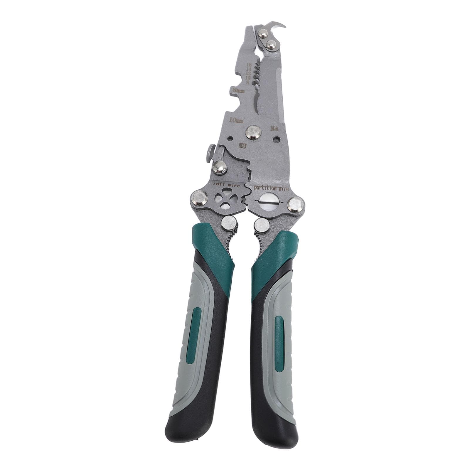 18 in 1 Wire Stripper Multifunctional DIY Foldable Wire Stripping Plier Cable Cutter Crimper Tool