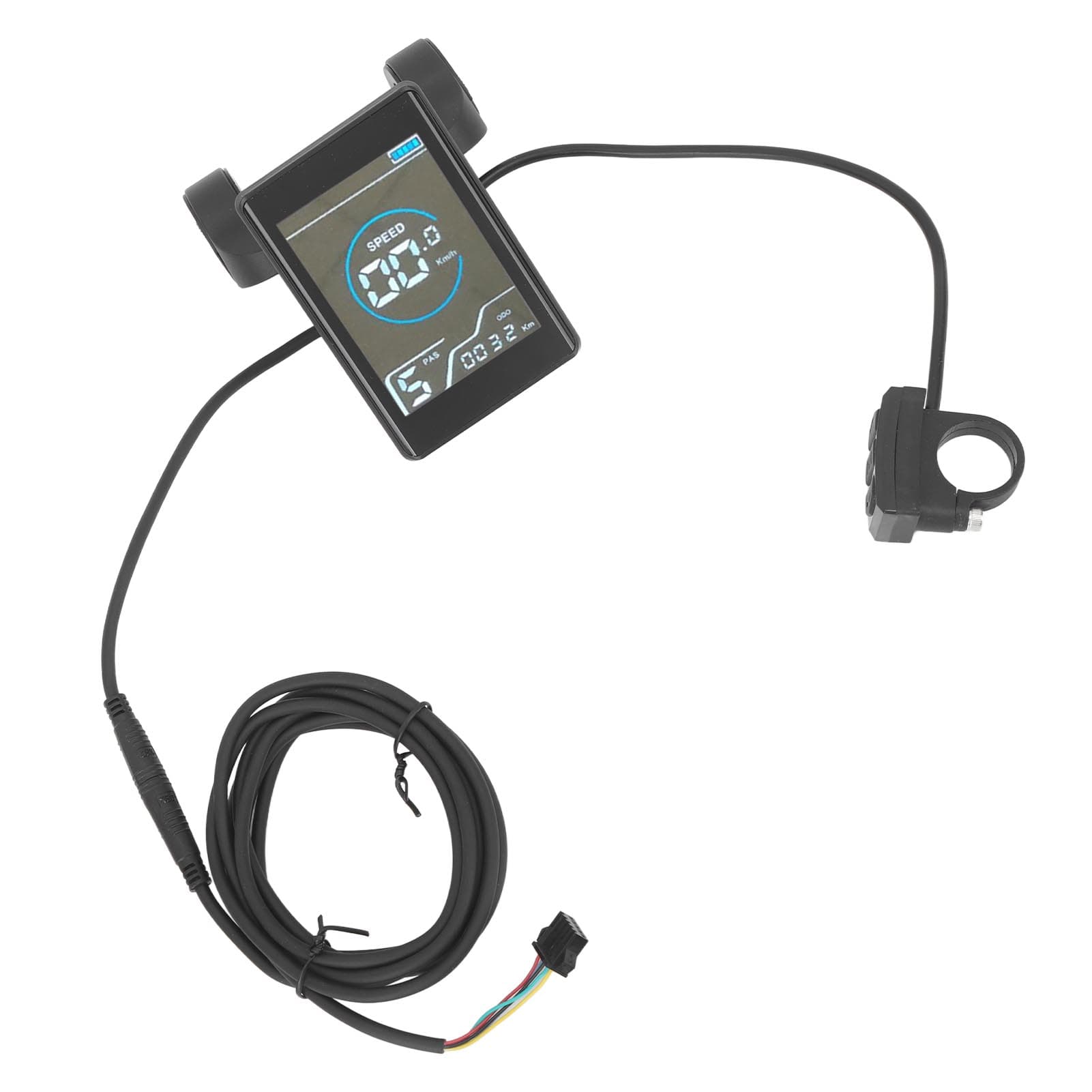 Electric Bike LCD Display ABS Waterproof Multifunctional Five Pin Connection LCD Color Display