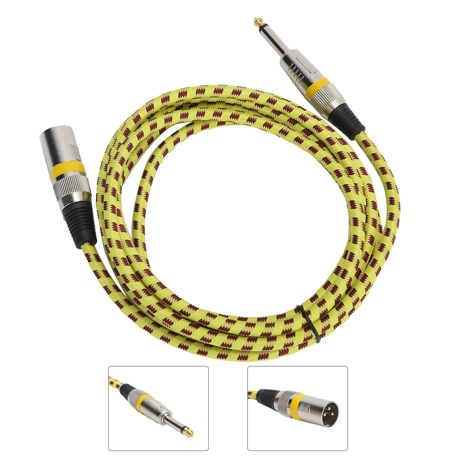 JORINDO XLR to 14 Inch 6.35mm Male Cable Balanced Signal Interconnect Microphone CordJD6012