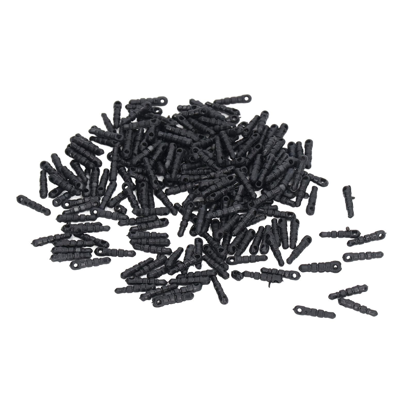 500pcs Earphone Jack Dust Plug Charm with Holes Universal Dustproof Round Head Black Phone Dust