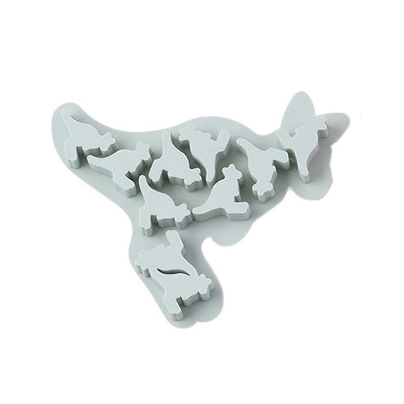 10 Even small kangaroo modeling silicone mold maltose chocolate mold ice cube mold blue