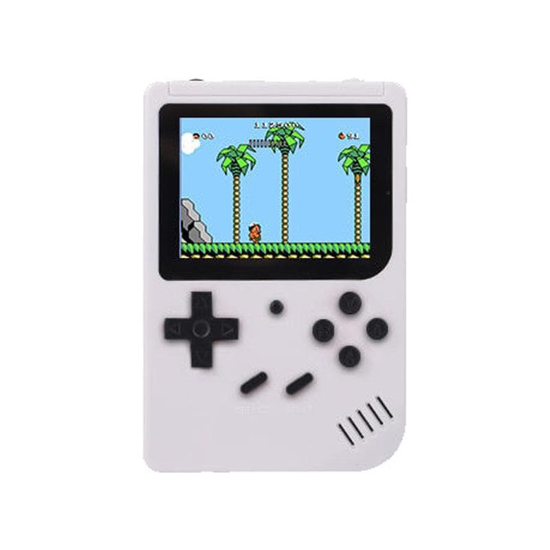 Mini Retro Game Handheld Game Console Built-in 400 Games Box Classic Retro Gamepad Gift for Child Kids white