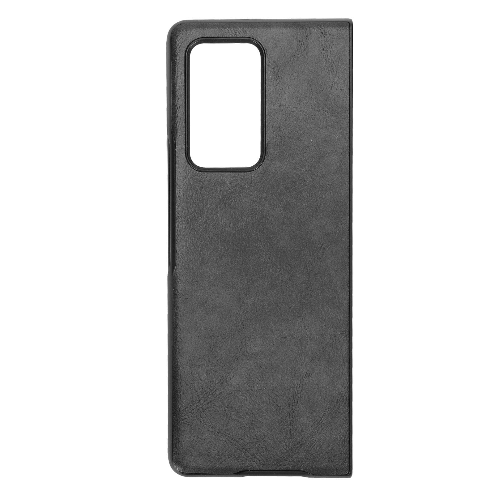 Mobile Phone Leather Case Cover for Samsung Galaxy Z Fold 2 Protective Cover AntiFall Case(Black ) black