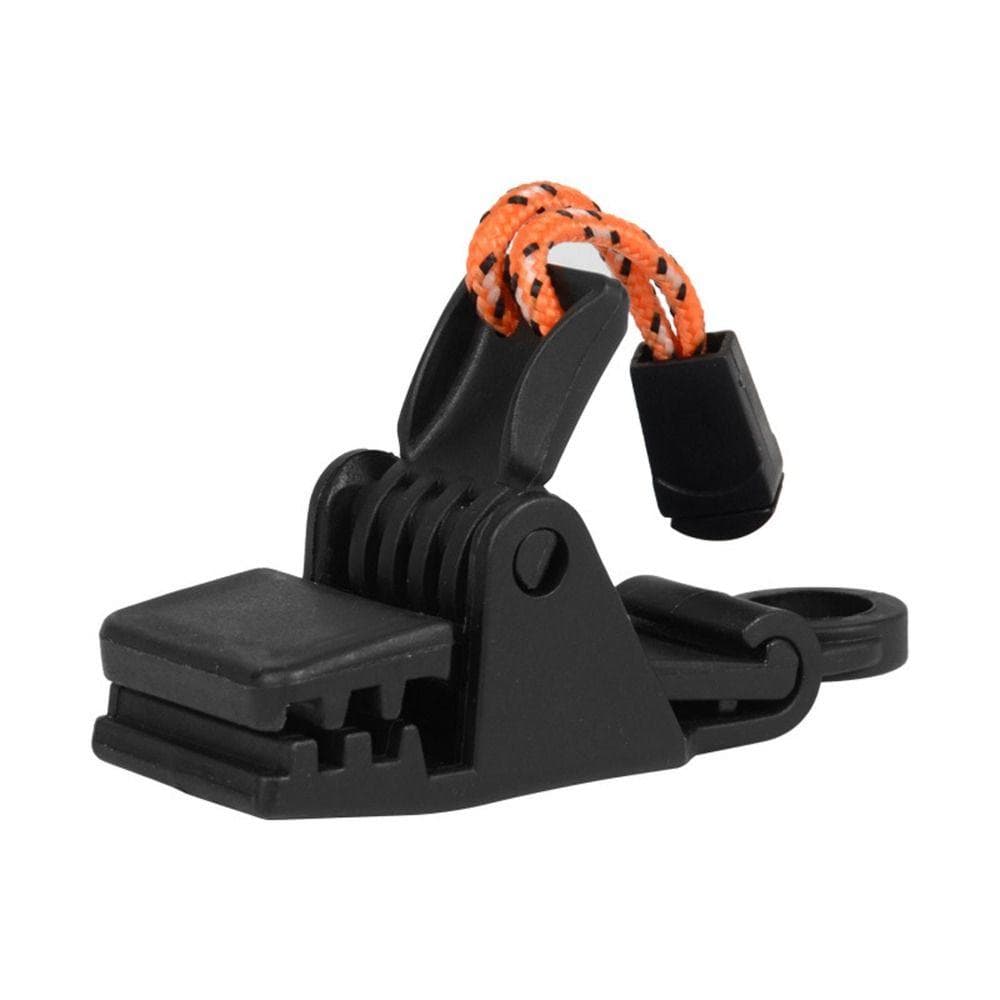 Outdoor Tent Tarp Clip Camping Caravan Clamp Jaw Grip Camp Gripper Trap Tighten Snap Awning Canopy Canvas Crocodile Clips black
