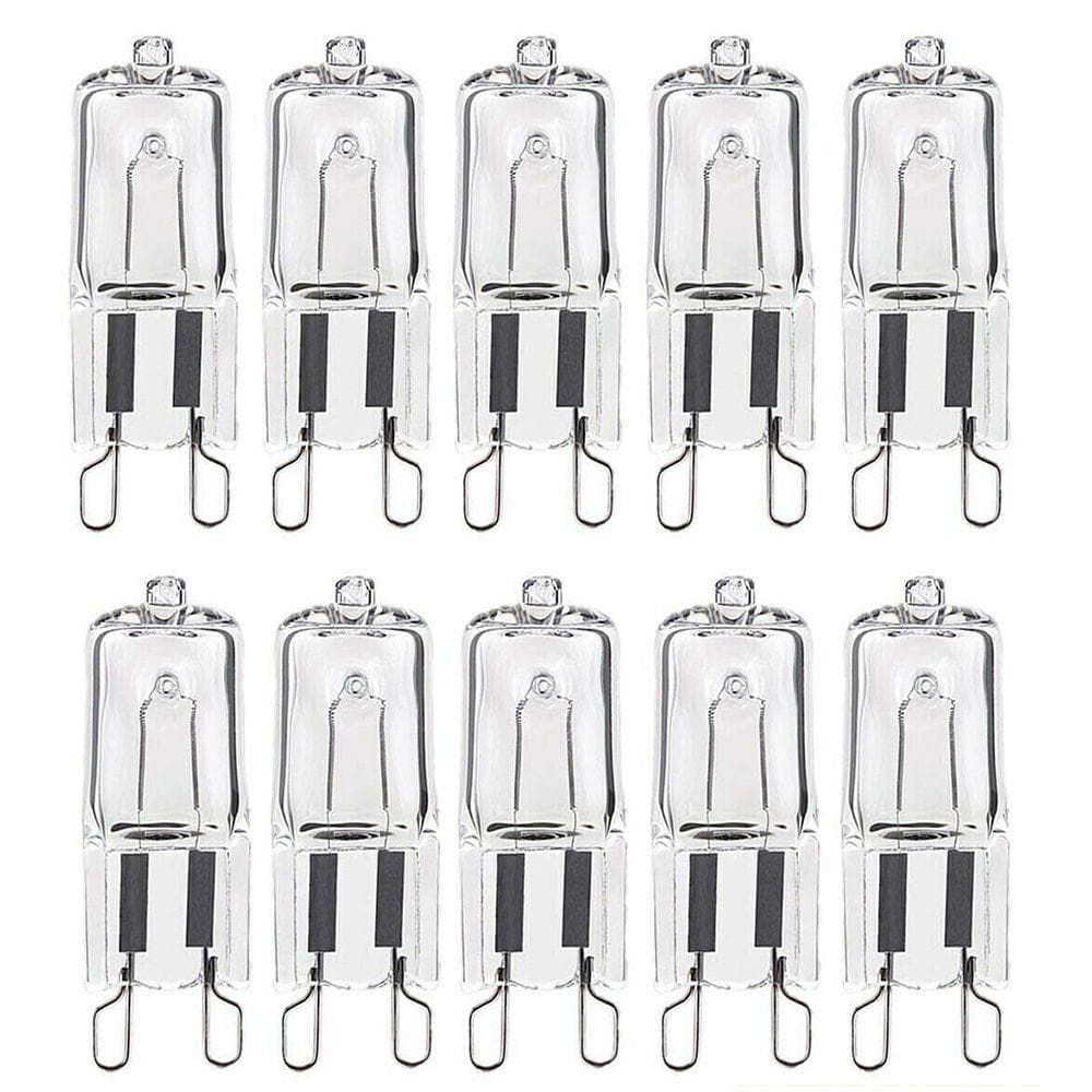 10pcs 25W/40W/60W Halogen Light Bulbs G9 Replace LED Bulb New Filament Lamp Ovens 60W