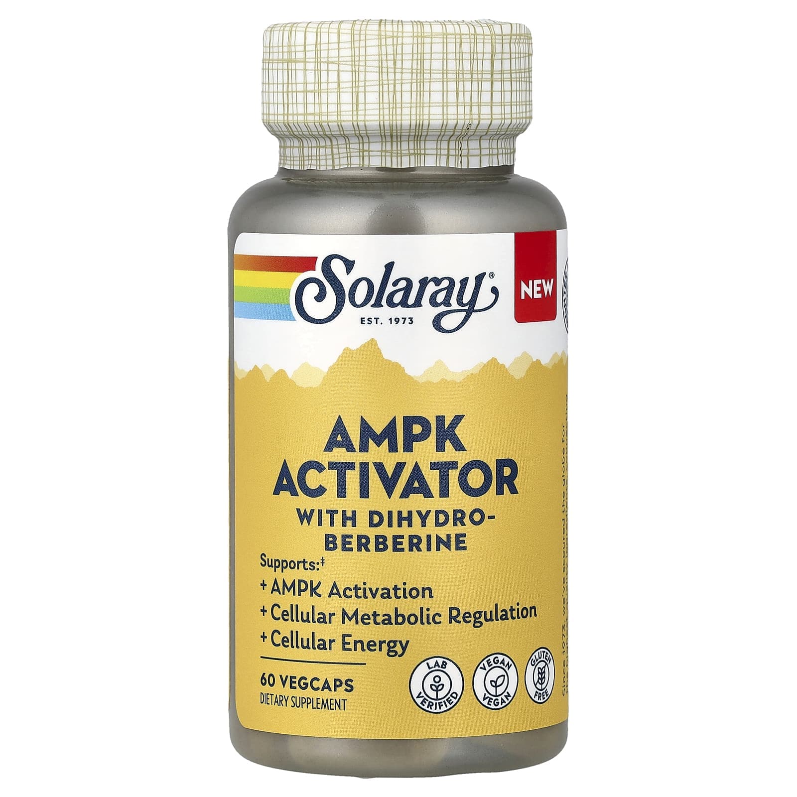 Solaray, AMPK Activator with Dihydroberberine, 60 Veggie Capsules
