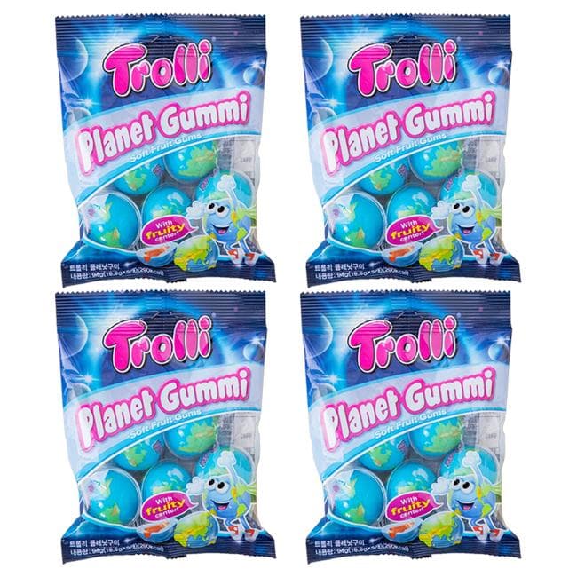 [YouTube Popular Jelly / Korean Popular Jelly] Trolli Planet Gummi 18.8g * 5PCS (5 OPTIONS) 5ea*4