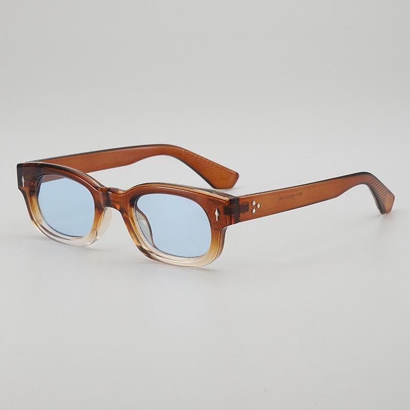 New Vintage Rectangle Sunglasses for Men Women UV400 Protection Luxury Brand Design Fashion Oval Shades Eyewear Goggles