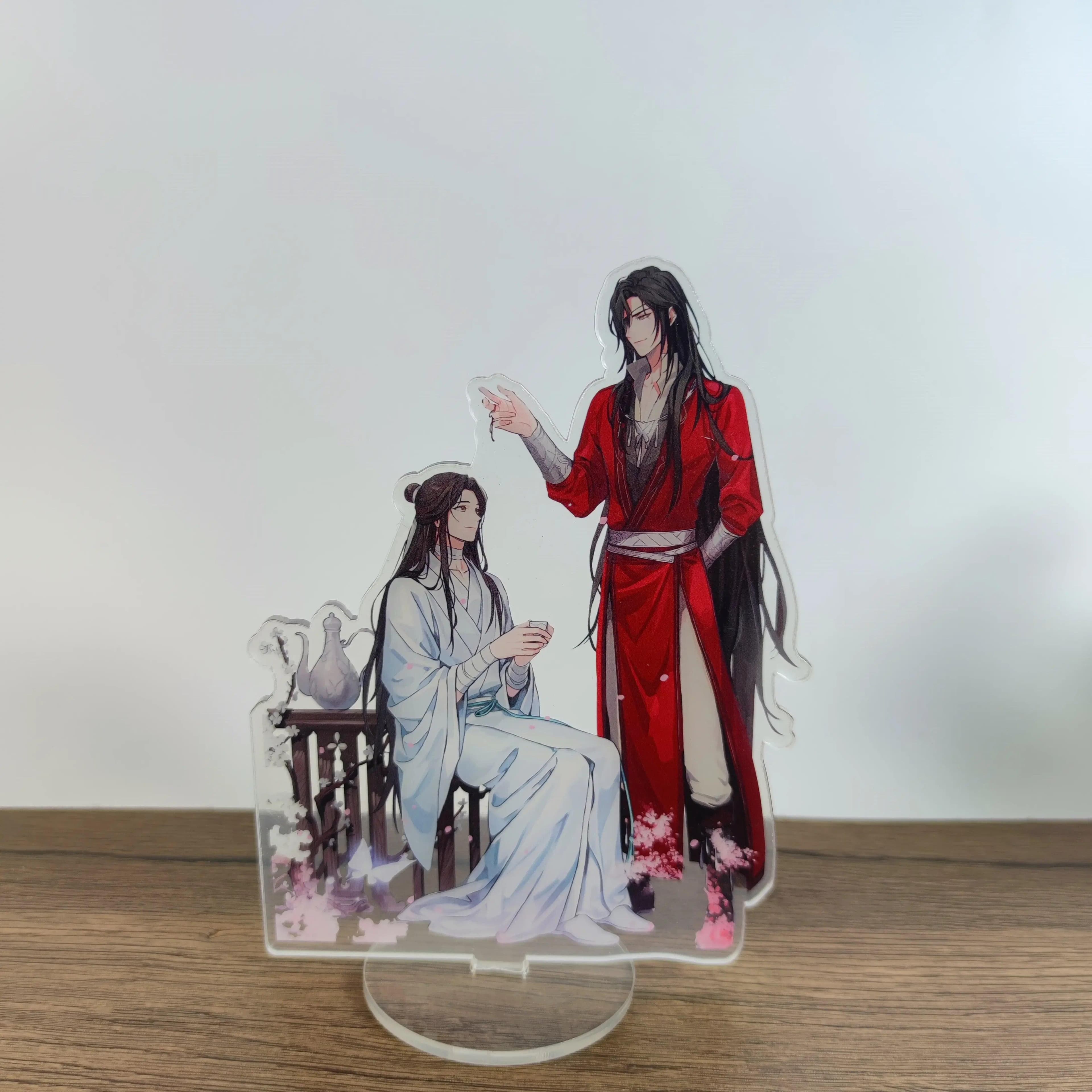 Anime Heaven Official's Blessing Acrylic Stand Figure Action Tian Guan Ci Fu Xie Lian Hua Cheng Desktop Decoration Model Plate 15cm Style D