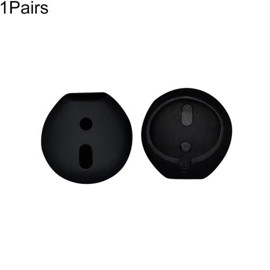 Excellent Earphone Cover Lightweight 6 Colors No Skin Irritation 1 Pairs black