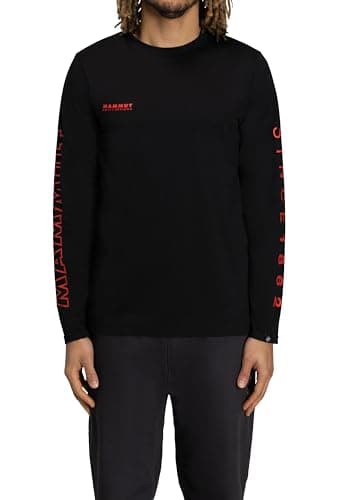 Mammut QD Logo Print Long Sleeve T-shirts, Asian Fit, Men's