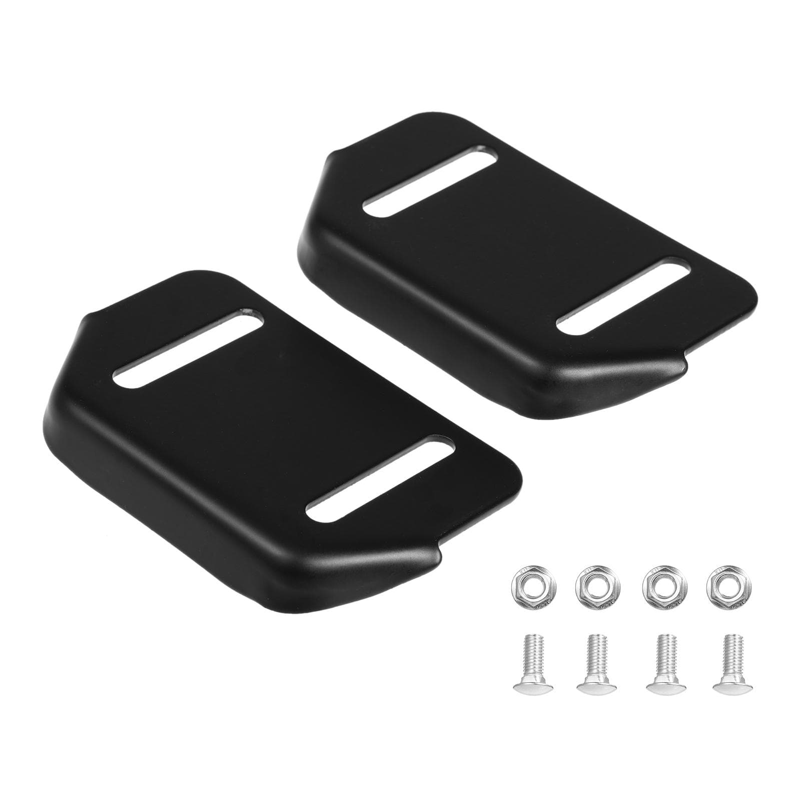 7845580 Snow Thrower Slide Shoes 2 Pack Skid Shoes with Mounting Hardware for MTD 78455800637 black
