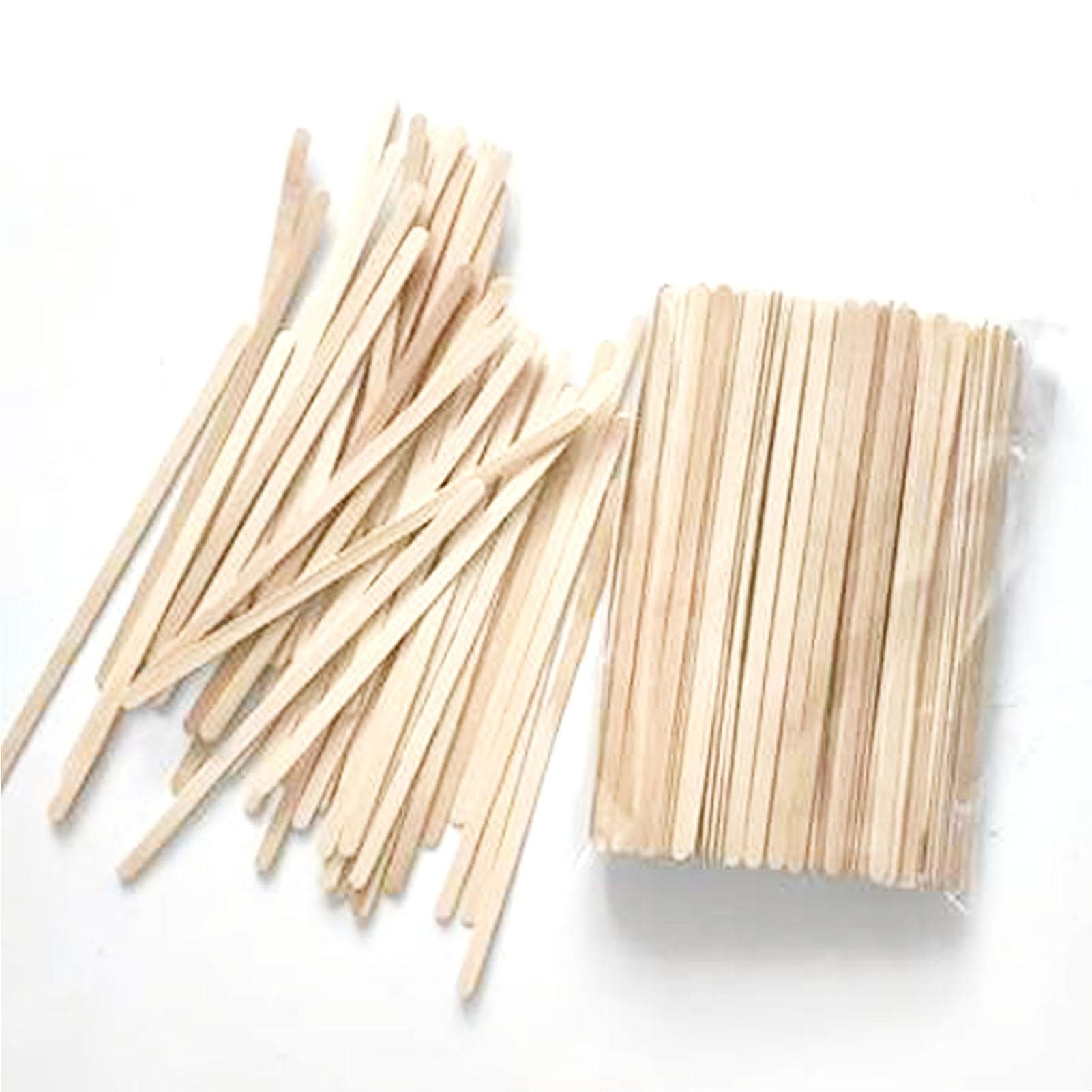 1000 Pcs Wooden Ice Cream Stick 14x0.5x0.1cm Craft Sticks for Wax Tongue Depressor