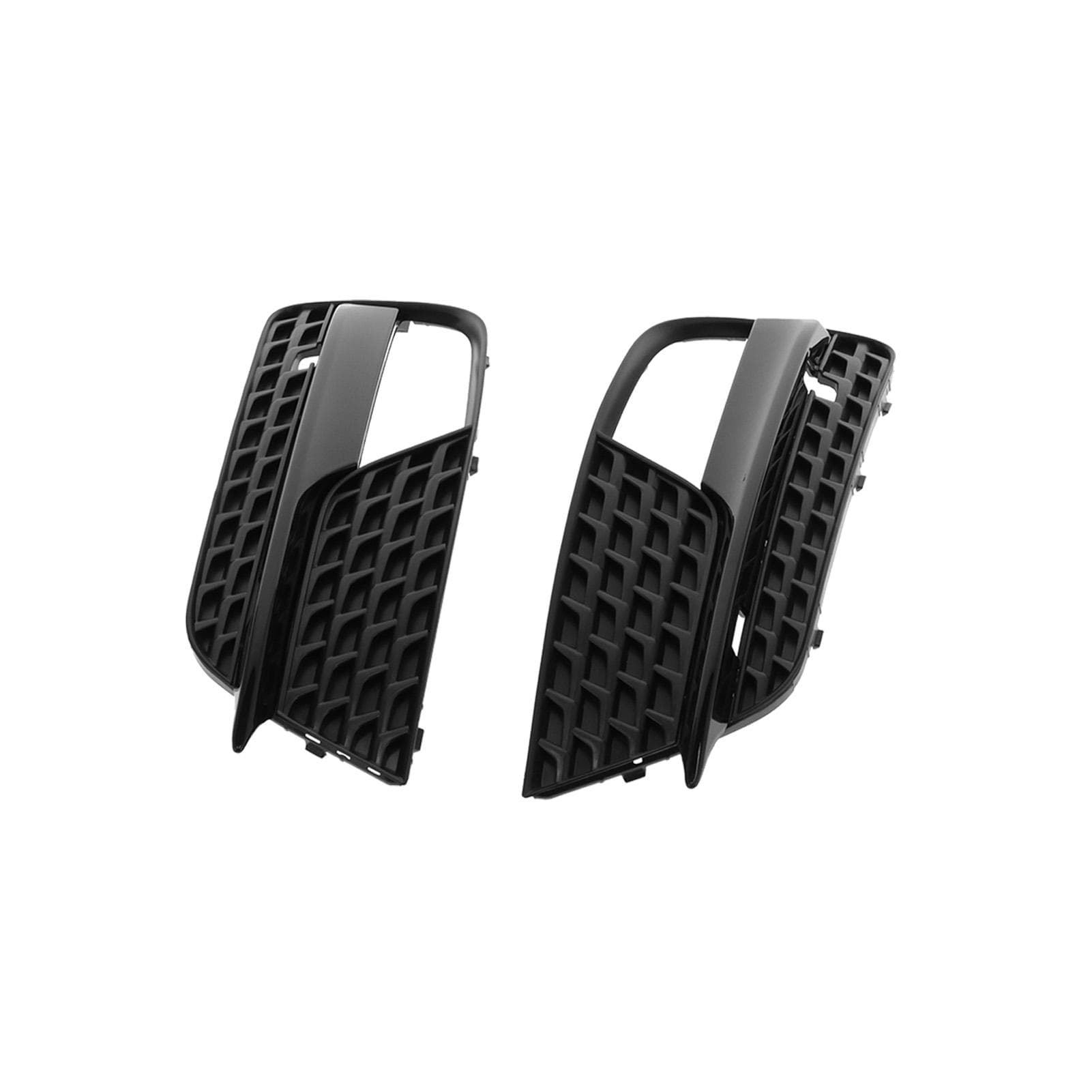 2pcs Front Bumper Lower Grille Black 8T0 807 681 H Replacement Left Right Fit for A5 20122016