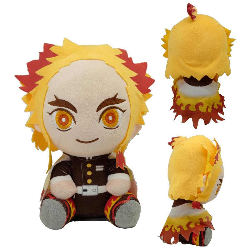 Devil's Blade Anime Plush Stuffed Toy Cute Dolsl Demon Slayer Manga Doll Kimetsu No Yaiba Tanjirou Nezuko Children's Gift Decor 20cm