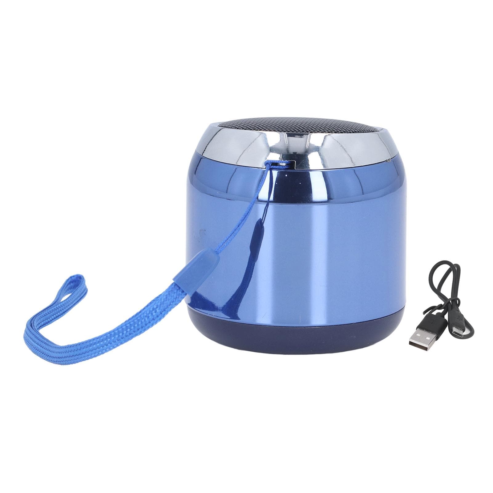 Wireless Speaker Blue Stereo Surround Sound Portable USB Charging Easy Operation Subwoofer Portable