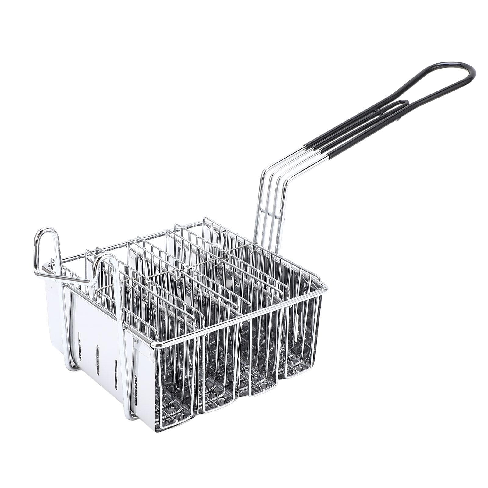 U Shape Taco Fryer Basket Stainless Steel Taco Holder Basket 4 Shells Deep Fryer with Long Handle L