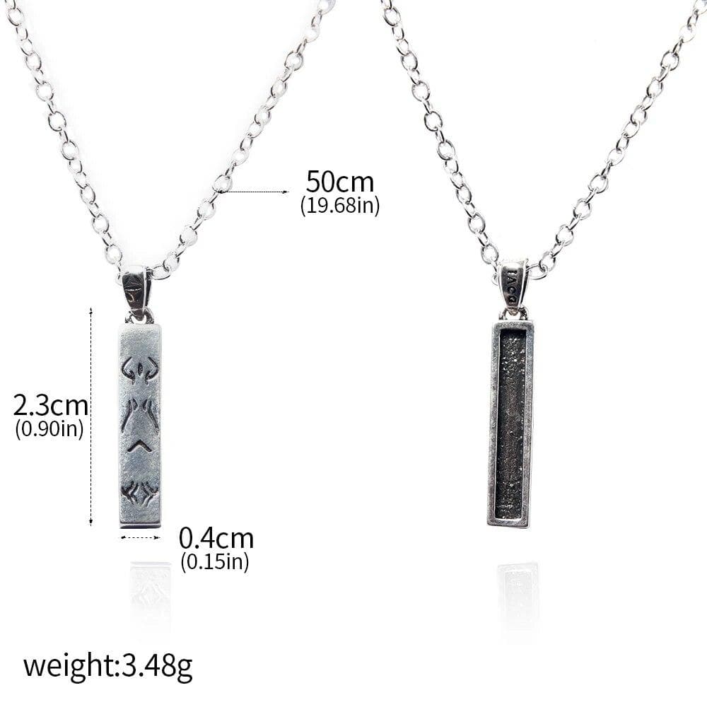 Anime Jujutsu Kaisen Necklace Ryomen Sukuna Itadori Yuji Cosplay Unisex Pendant Choker Jewelry Accessories Halloween Gift