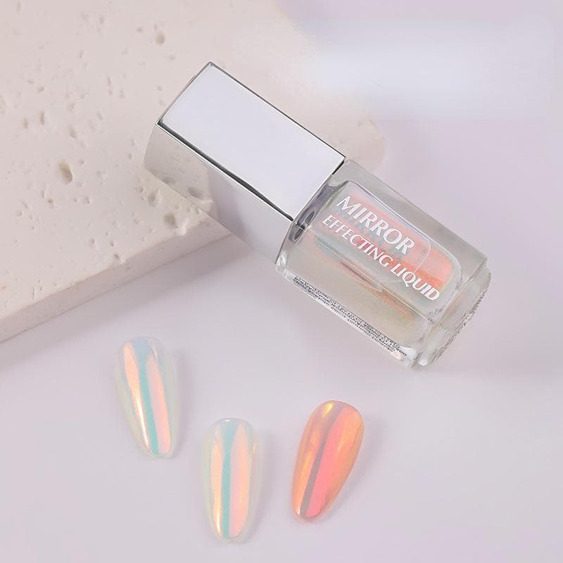 5ml Magic Chrome Liquid Aurora Powder Metallic Mirror Effect Nail Polish DIY Nail Art Decoration