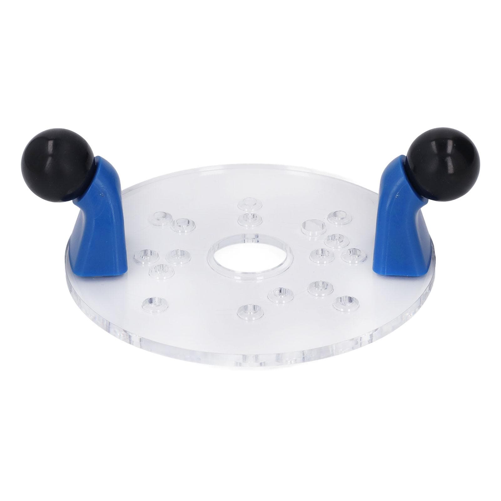 Universal Router Base Plate for Table Trim Portable Clear PVC with Predrilled Holes Shank Round