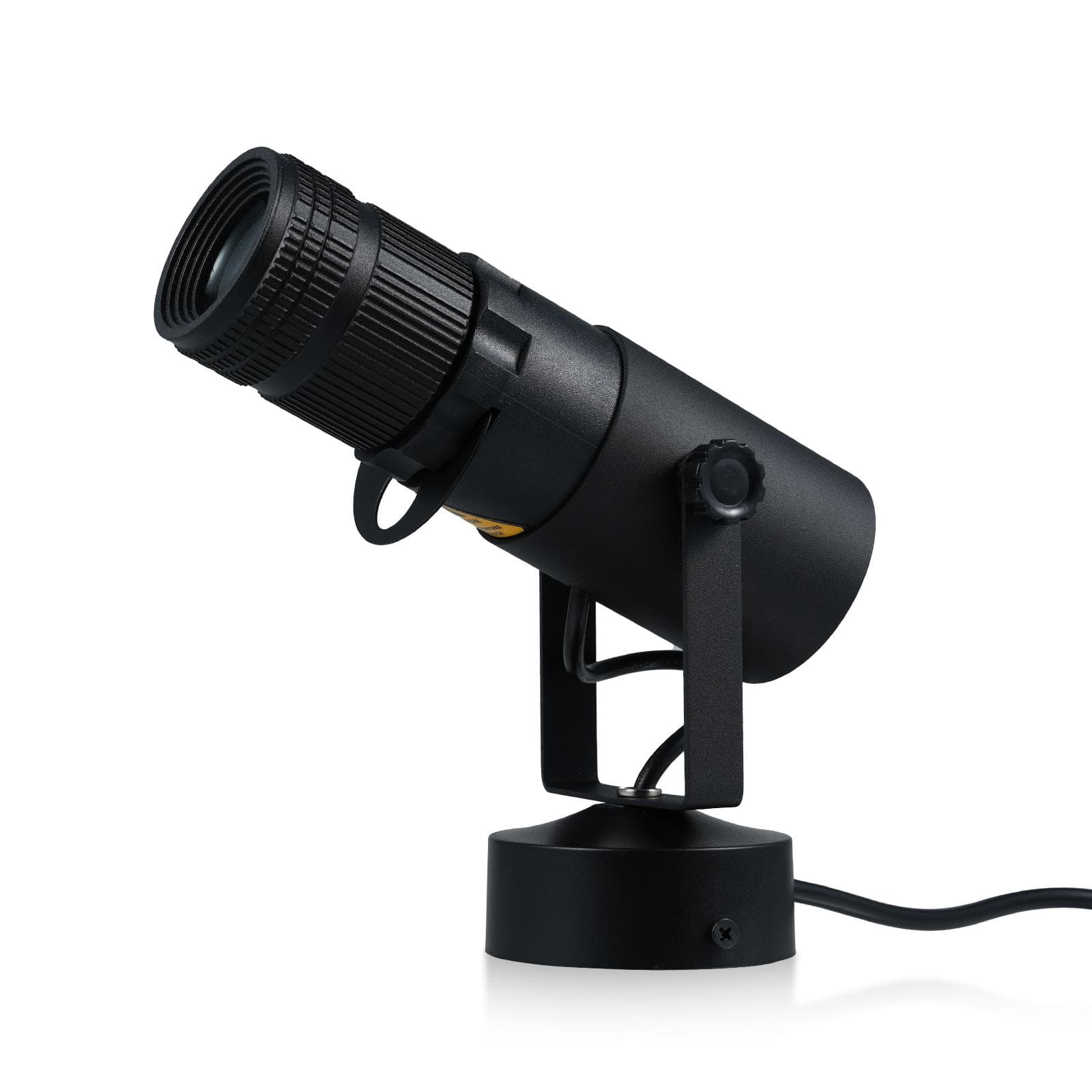 10W Adjustable Aperture Spotlight LED Manual Focus Length Adjustable Angle Beam Light Bar Stage US Plug black