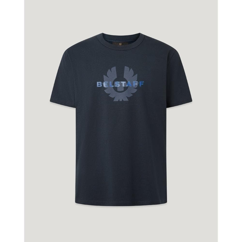 Belstaff Classic Logo T-Shirt, British Motorcycle Heritage Unisex Black Casual Tee, Minimalist Streetwear, Everyday Wear S beige