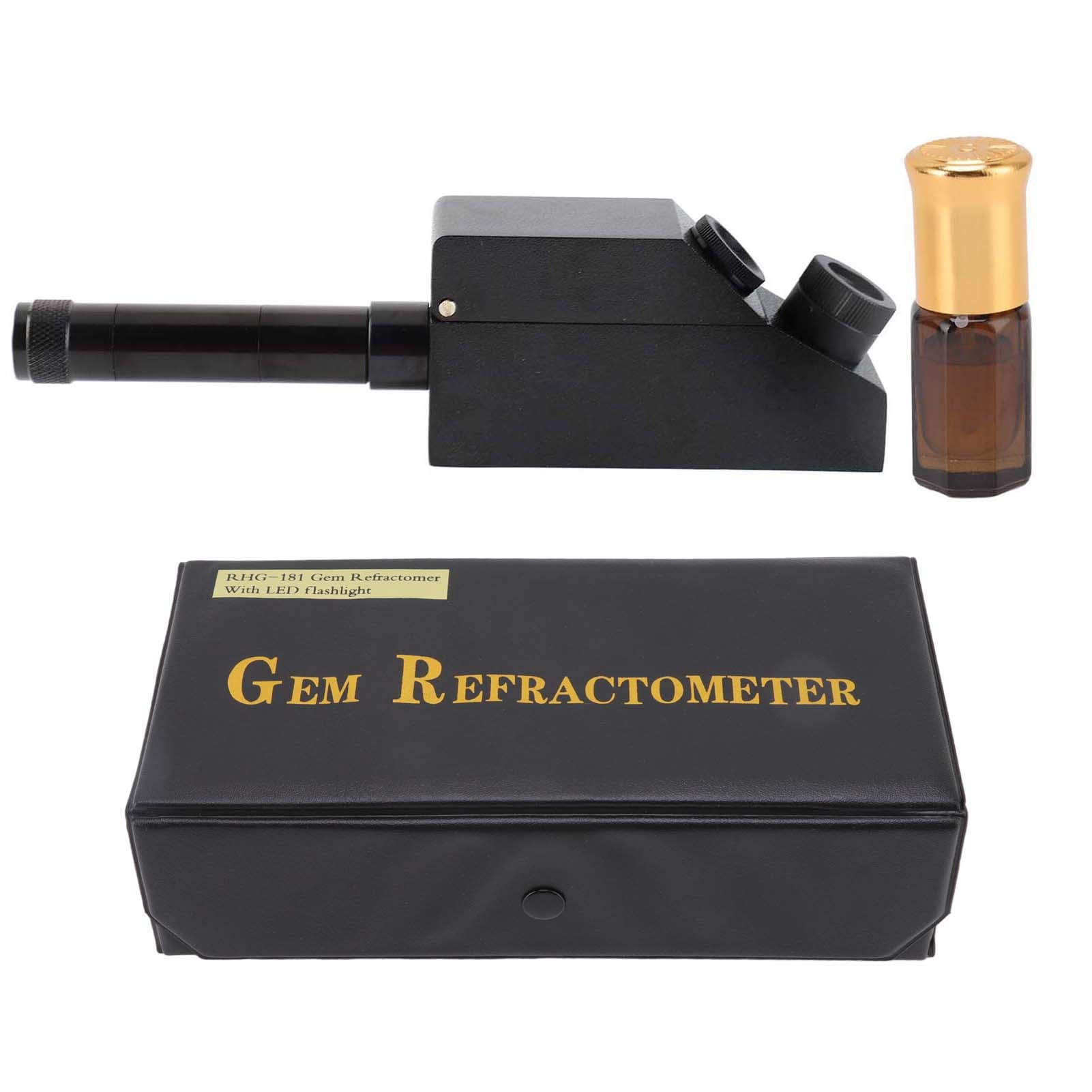 Portable Gemstones Refractometer 1.30 to 1.81 Quick Identification High Accuracy Gemstones