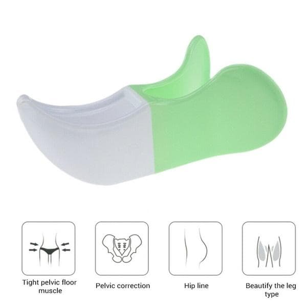 Body Hip Trainer Thigh Buttocks Exerciser Sexy Inner Thigh Exerciser Bladder Control Device Correction Buttocks Butt Training green