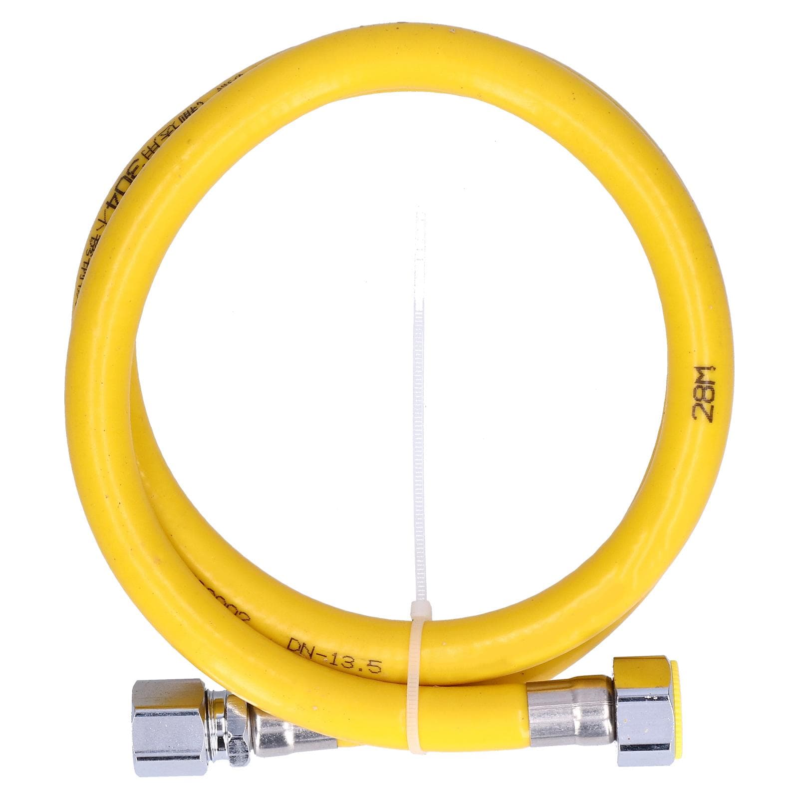 Fuel Gas Hose 304 Stainless Steel Liquefied Gas Line Pipe with Fittings for Home Kitchen(1m Female
