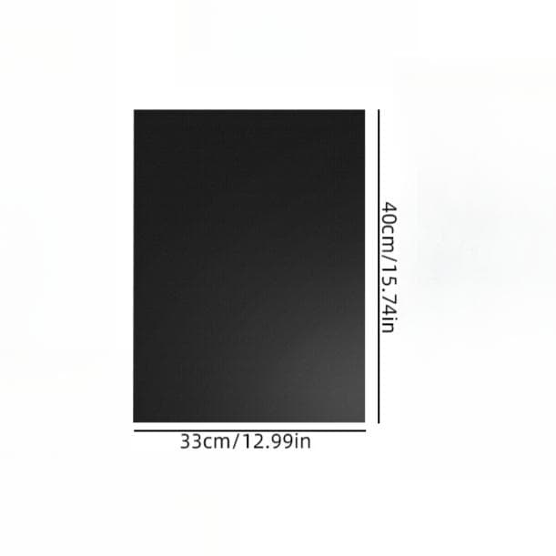 Silicone Oven Liner - 1pc Heavy Duty Nonstick Mat, Reusable Protective Oven Liner, Universal Fit for Electric & Gas Ovens 1pc black