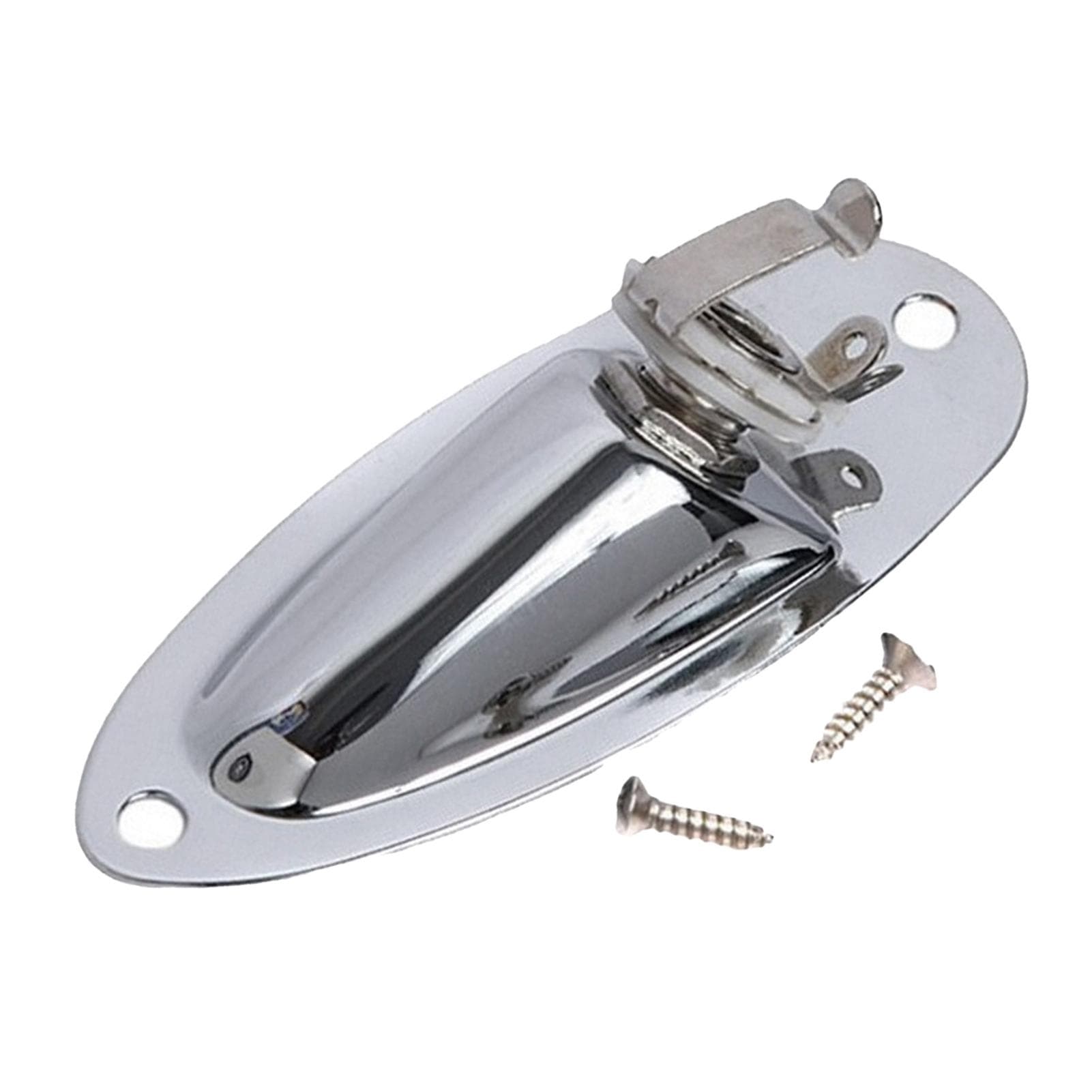 6.35mm Electric Guitar/Bass Pickup Jack Poratble silver