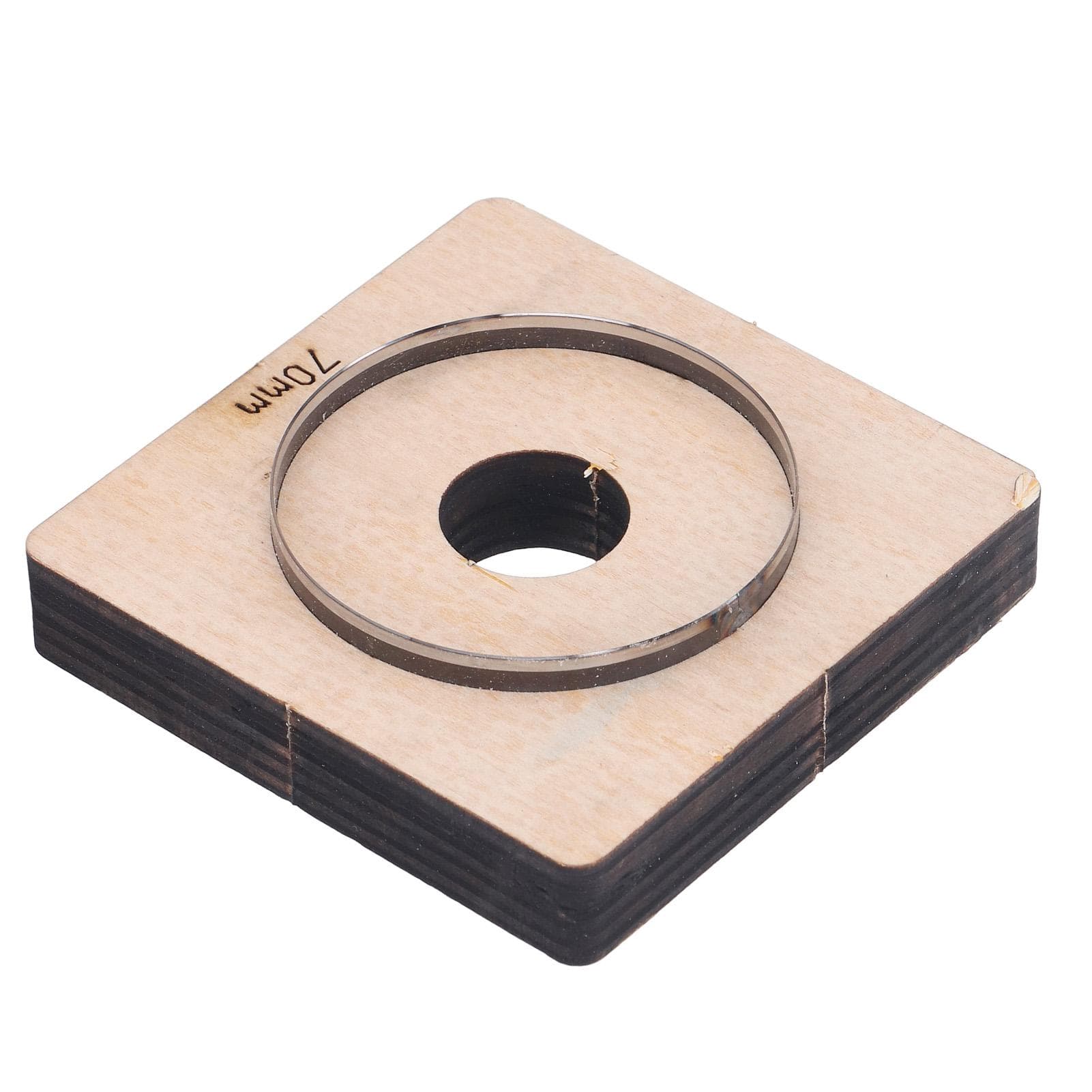 Leather Cutting Die Round Shape Punch Cutter Craft Mould Tool 70mm Diameter for Paper Rubber