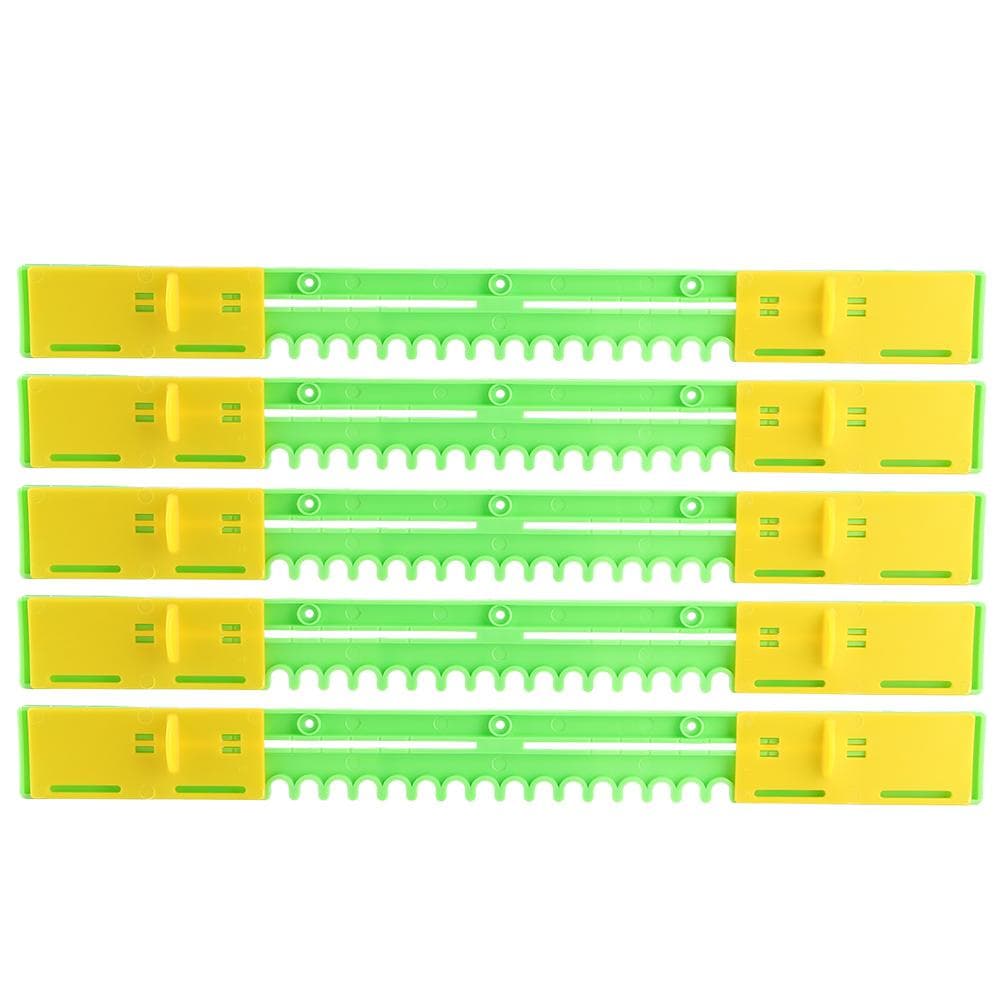 5 Pcs Durable Beehive Door Entrance Gate AntiEscape Beekeeper Plastic Tool(10 Frames for Chinese 41cm/16in
