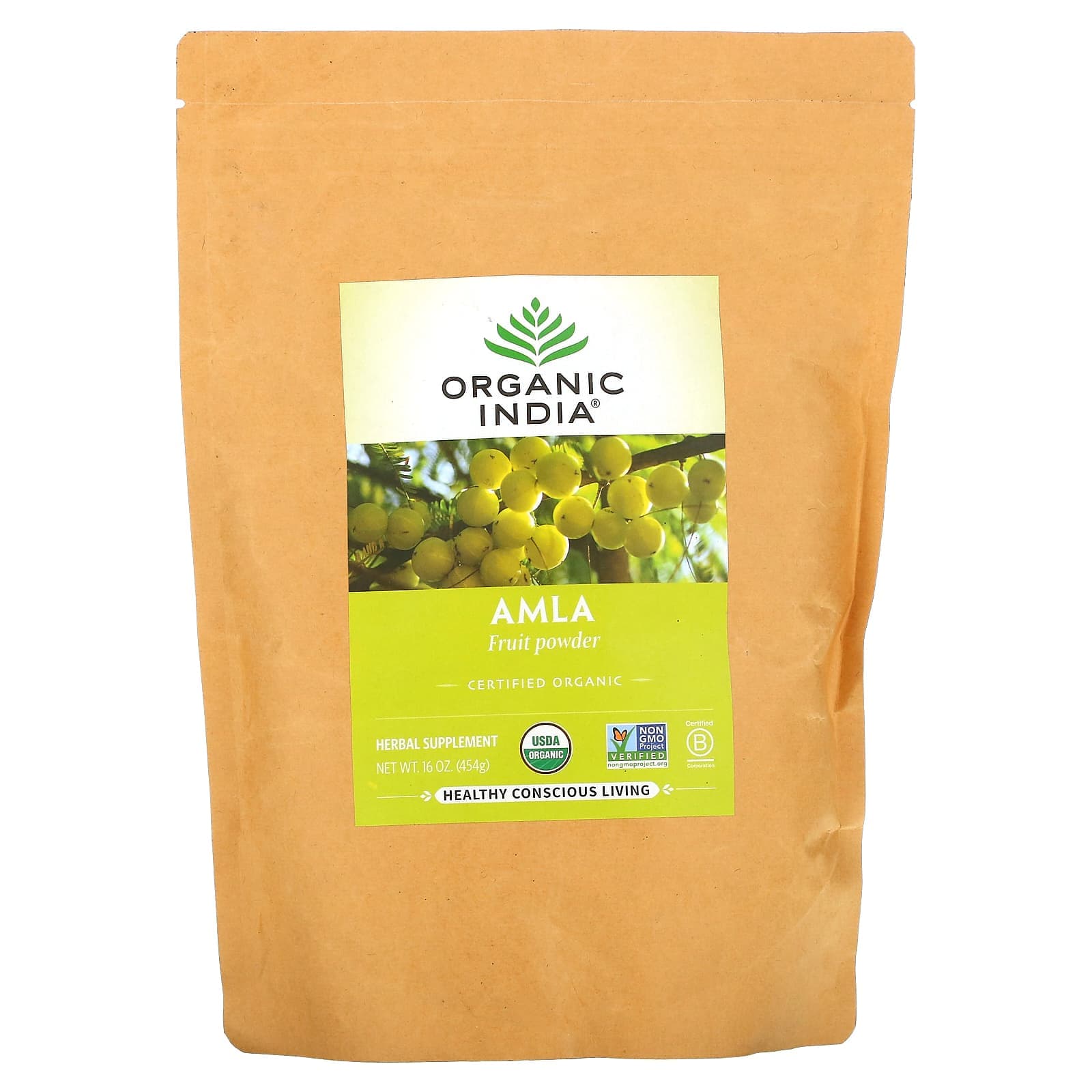 Organic India, Amla Fruit Powder, 16 oz (454 g)
