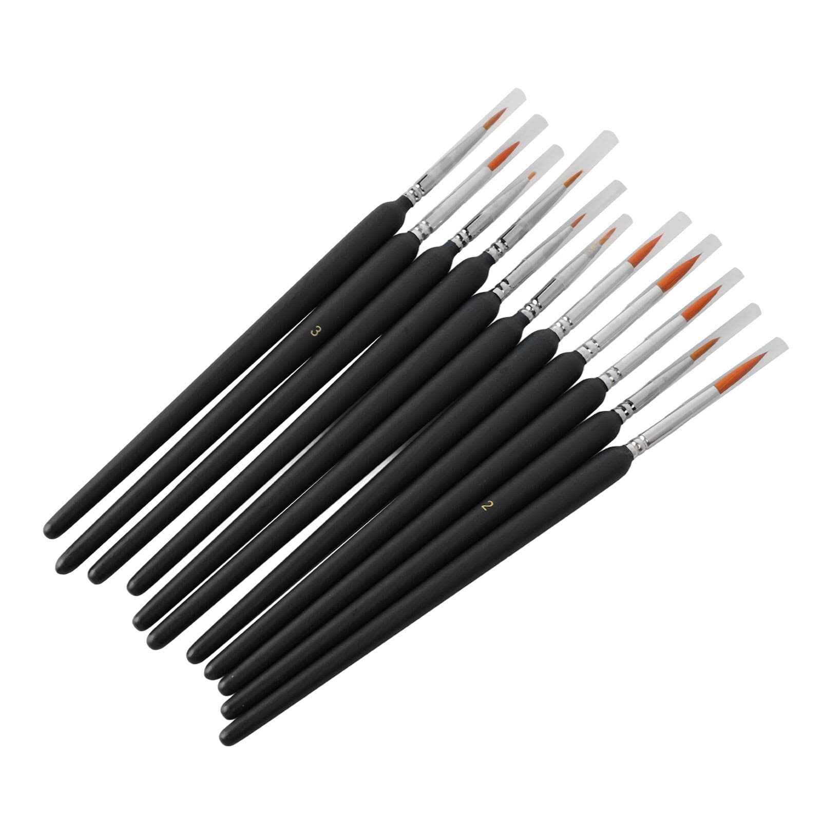 11 Pcs Watercolor Painting Brushes Paint Brushes Set Weasel Hair Watercolour Acrylic Oil